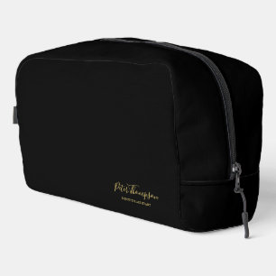 Trousse De Toilette Signature élégante de script commercial 