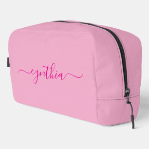 Trousse De Toilette Signature Féminin Rose Clair