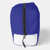 Trousse De Toilette Simple Bleu et Blanc avec Nom (Droite)