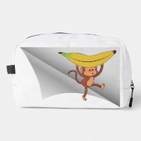 singe à la banane sous le patch