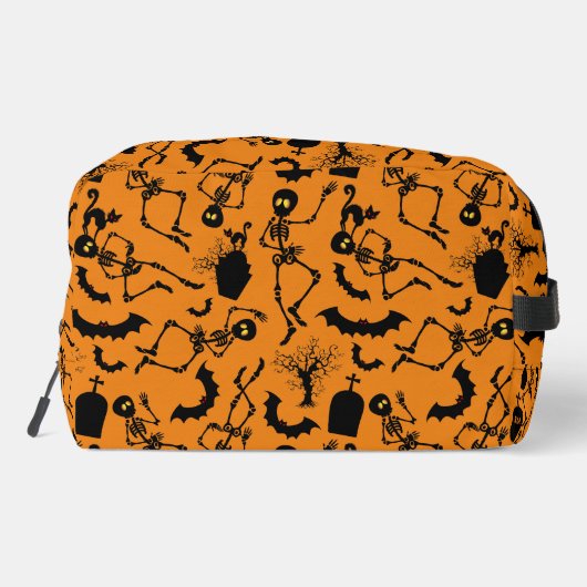Trousse De Toilette Skeletons d'Halloween Macabre Dance (Verso)