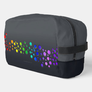 Trousse De Toilette SlipperyJoe aime les bulles rouge orange jaune ver