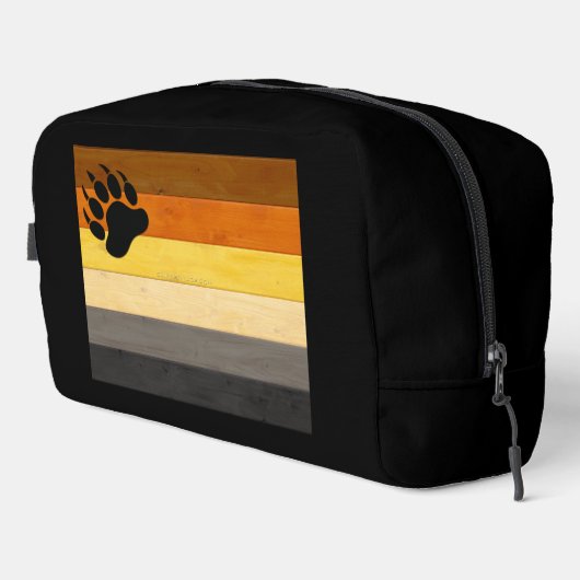 Trousse De Toilette SlipperyJoe's Bear Pride drapeau de la texture du (Coin droit)