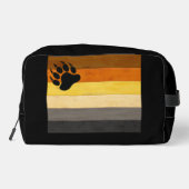 Trousse De Toilette SlipperyJoe's Bear Pride drapeau de la texture du (Verso)