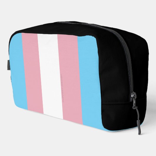 Trousse De Toilette SlipperyJoe's transgenre pride drapeau de la diver (Coin droit)