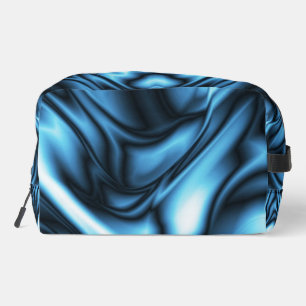 Trousse De Toilette Soie Bleue