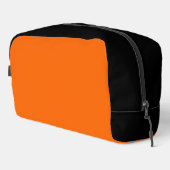 Trousse De Toilette Solide orange et noir (Coin droit)