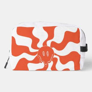 Trousse De Toilette Sourire fondu en orange et blanc