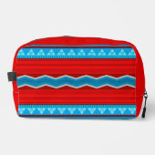 Trousse De Toilette Southwest River Canyon Rouge et Turquoise (Recto)