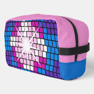 Trousse De Toilette Sphère disco miroir géométrique Art Pop Rétro