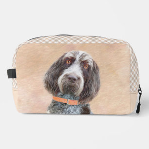 Trousse De Toilette Spinone Italiano Peinture Brun Rouan Chien Mignon