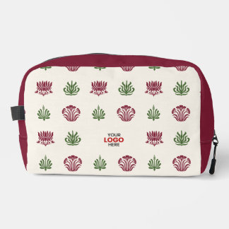 Trousse De Toilette Style de bloc d'impression florale indienne minima