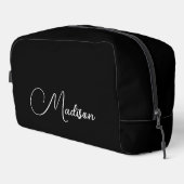 Trousse De Toilette Style moderne minimaliste Nom de script (Coin droit)