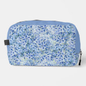 Trousse De Toilette Superbes hydrangées bleues - motif floral (Recto)