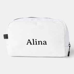Trousse De Toilette supprimer le texte ajouter son propre design 9,5"