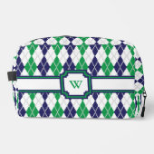 Trousse De Toilette Sur le Green Argyle (Recto)