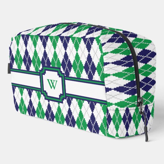 Trousse De Toilette Sur le Green Argyle (Coin droit)