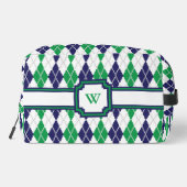 Trousse De Toilette Sur le Green Argyle (Verso)