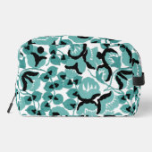 Trousse De Toilette Sweet Pea (Teal) Fine Art (Verso)