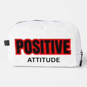 Trousse De Toilette T-Shirt à typographie motivationnelle d'attitude p