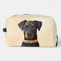 Tableau de Doberman Pinscher Dobie non rogné Art c