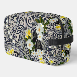 Trousse De Toilette Tapa hawaïen traditionnel et Plumeria