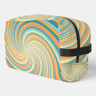 Trousse De Toilette Tendance Vintage Retro Whirl Pastel Color