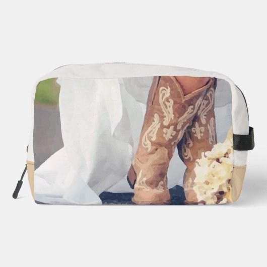 Trousse de Toilette Texas Bride in Boots (Verso)
