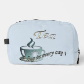 Trousse De Toilette Thé : Un câlin dans chaque coupe ! (Recto)