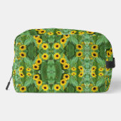 Trousse De Toilette Tirages monogrammes de tournesols imprimés (Verso)