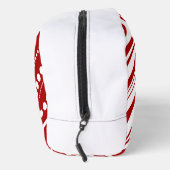 Trousse De Toilette Tirets et points rouges et blancs (Droite)