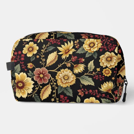 Trousse De Toilette Toiletry Bags flowers pattern  (Recto)