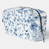 Trousse De Toilette Toilettes Florales Bleues (Coin droit)