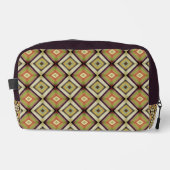 Trousse De Toilette Tons chauds géométriques funky (Recto)