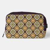 Trousse De Toilette Tons chauds géométriques funky (Verso)