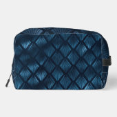 TROUSSE DE TOILETTE TONS DE MOTIFS FONCÉ BLEU ART DÉCO (Verso)