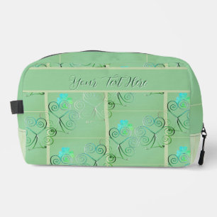 Trousse De Toilette Trèfles Imprimés Brumeux
