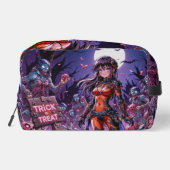 Trousse De Toilette Trick ou traiter Halloween Zombies distribuer le c (Verso)
