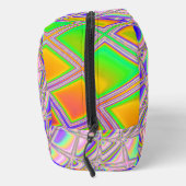 Trousse De Toilette Trippy Super Vibrant Abstrait Digital Fractal Art (Droite)
