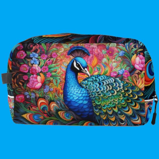 Trousse De Toilette Trousse de glissement Rainbow Peacock