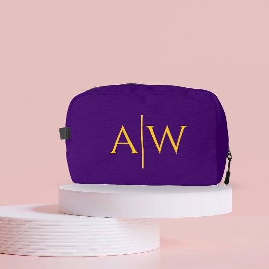 Trousse De Toilette Trousse de Maquillage Personnalisée Violette Demoi