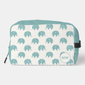 Trousse De Toilette Turquoise Cute Elephant Motif (Verso)