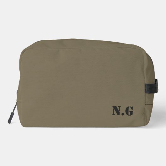 Trousse De Toilette Utilitaire Style militaire Armée verte (Verso)