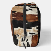 Trousse De Toilette Vachette noire Brown à la crème occidentale (Droite)