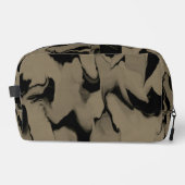 Trousse De Toilette Vagues de Noir et Brown (Recto)