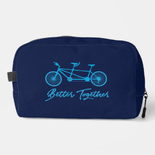Trousse De Toilette Vélo tandem Mieux ensemble bleu