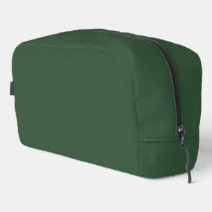 Trousse De Toilette Vert émeraude foncé uni