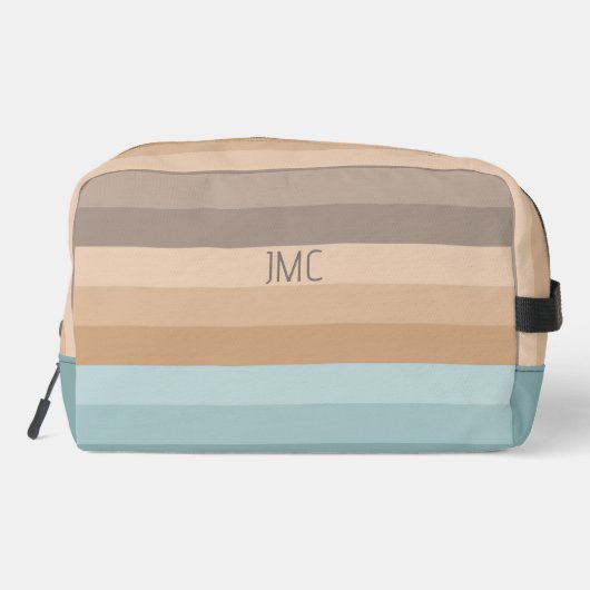 Trousse De Toilette Vibes De Plage De Boho Monogrammes (Verso)