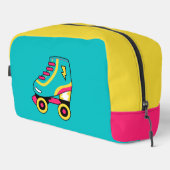 Trousse De Toilette Vibes des années 90, Retro Roller Skates icône (Coin droit)