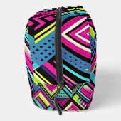 Trousse De Toilette Vibes rétro géométriques néons (Droite)